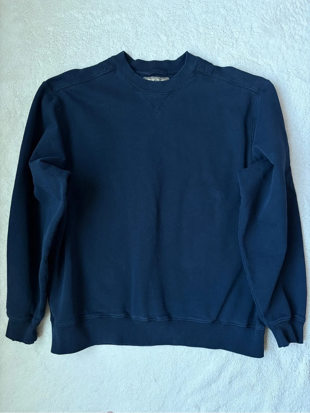 Vintage LL Bean Classic Men's Crewneck Sweatshirt - Navy Size Large